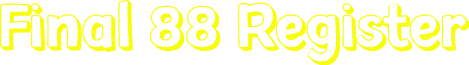 Final 88 Register